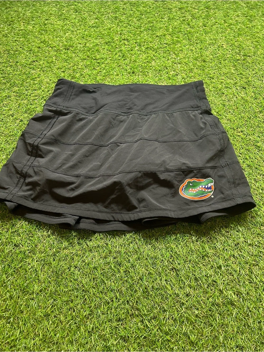 Lululemon Black Athletic Skort with Team Patch